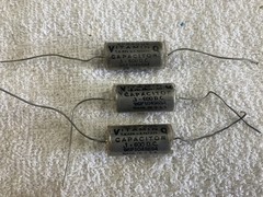 3 Sprague 96P .1 600V Vitamin Q Capacitors