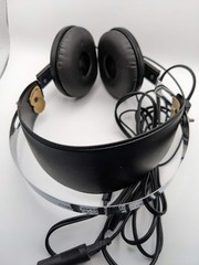 VTG Panasonic EAH-T40 Stereo Headphones Japan Made Adjustable Headband 10ft Cord