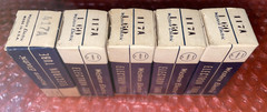 WESTERN ELECTRIC 417A’s 5 IDENTICAL N.O.S. TUBES SAME DATE CODES 1/60