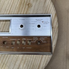Pioneer SX-700T Receiver Parts – Faceplate Front Cover