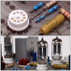 9pin Tube Socket Ceramics, PCB Tube Socket, Gold Plated for 12AX7 Tube 4pcs