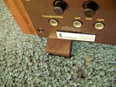 TECHNICS R S 1506 4 TRACK DECK REEL TO REEL WITH PLASTIC DUST COVER