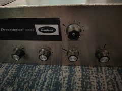Vintage Rauland Borg Model PR1606-A Precedence Series Amplifier. Powers On