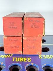 Quad ( Lot of 4 ) RCA VT-134 12A6 SC278A NOS NIB Military Spec Tube
