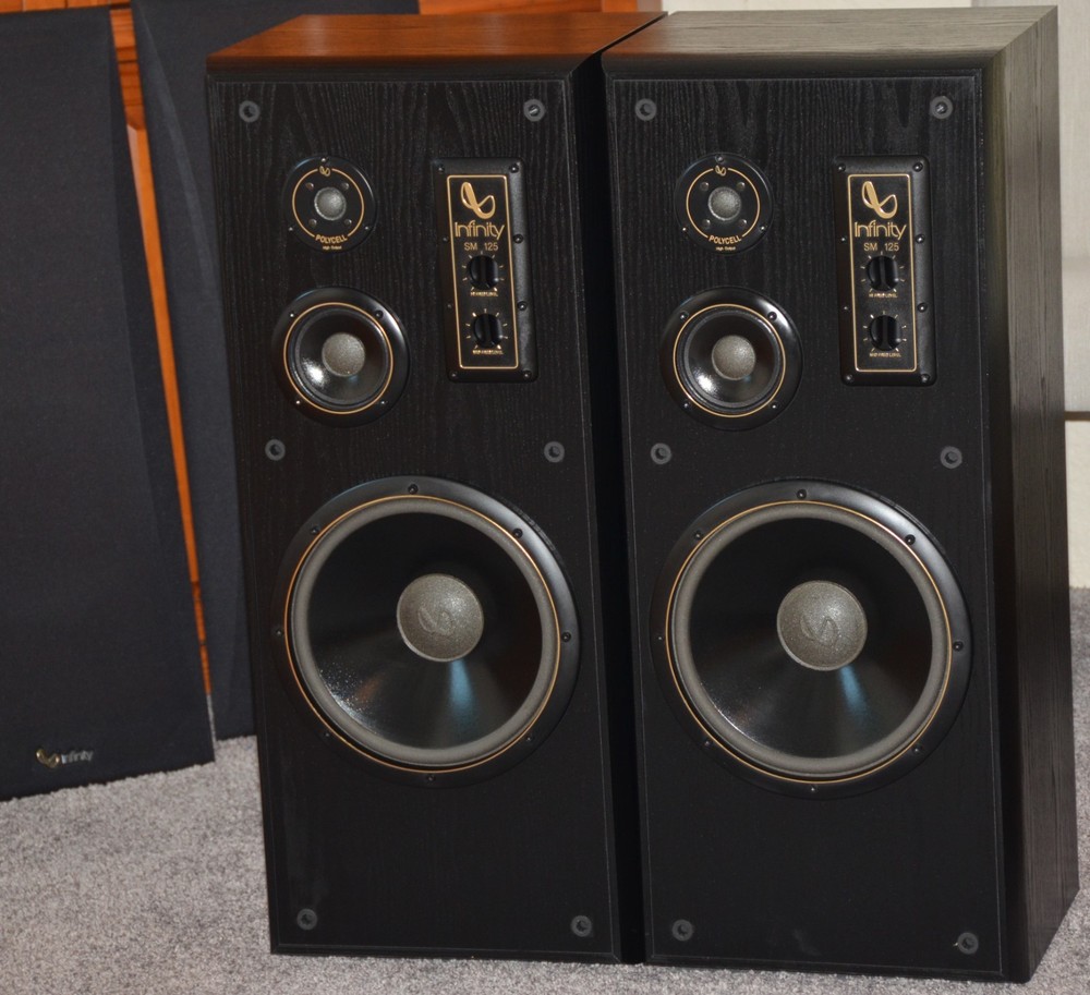 Infinity SM-125 Speakers 1-Owner – Collector-Grade Vintage Condition