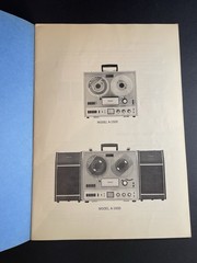 Vintage Original TEAC A-1500/A-1600 Operating Instructions & Service Manual
