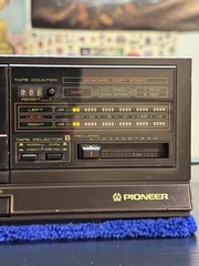 PIONEER CT-1170W DUAL CASSETTE HIGH SPEED DUBBING METAL DOLBY