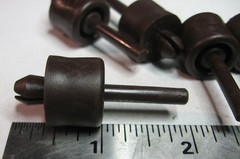 Equipment Foot Feet Brown Plastic 3/4″ Dia x 5/8″ Tall Zenith 166-91 – NOS Qty 6