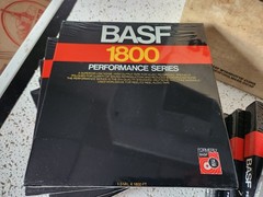 Rare vintage BASF 1800 Performance Series tapes NOS – original box of 10
