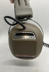 Vintage 70s 80s Koss K-6 ALC Over Ear-Cup Stereo phones Headphones Brown