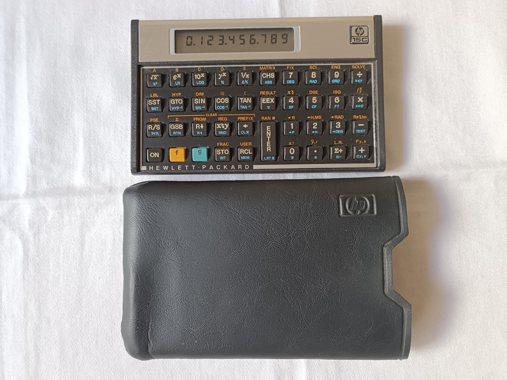 CALCULATOR voyager scientific programmable Hewlett Packard HP 15C with Case