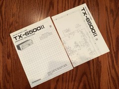 Original Pioneer TX-6500 II SA-6500 II Owner’s Operating Manuals & Schematics