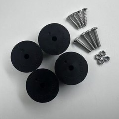 4 New FEET w/ hardware for Pioneer SX-880 RT-701 RT-707 Heavy-Duty Foot Parts