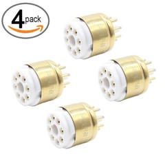 4Pcs 8Pin Octal Socket Saver for EL34 KT88 6550 6L6 6CA7 5U4G 5Z3 274B 6F8G USA