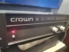 Crown D150a Series 2. All New Capacitors ,total upgrade And Restoral.