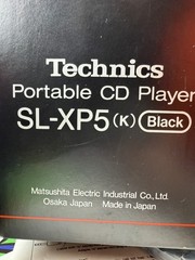 TECHNICS SL-XP5 Portable CD Player w/ Accessory’s Tested Japan 🇯🇵 vintage