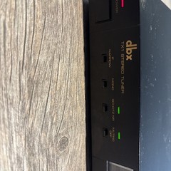 Dbx TX-1 AM/FM TunerRARE Cosmetic Imperfections. Turns On But Untested