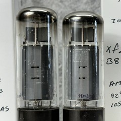 MATCHED PAIR MULLARD 6CA7 EL34 TUBES xf2 B8F3 TV/7 and Amplitrex Tested 100%
