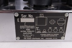 Craftsmen 500 (500A) Mono Block Amplifiers== Nice & Sound Great!