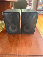 Realistic Minimus-7 Black Metal 40-2030c – 40W Bookshelf Speakers Pair