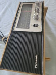 Vintage Panasonic RE-6283 AM FM Table Radio Tan Black MCM Retro 1970s WORKS