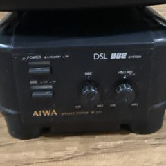 Set of 2 Vintage AIWA SC-B10-H Speaker System Tested SEE DESCRP Free Shipping