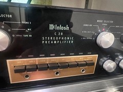 McIntosh C28 Stereo Preamplifier Tested Excellent Working Condition from japan