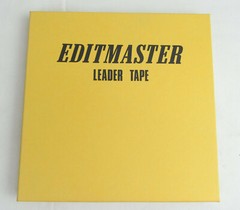 EDITMASTER Leader Timing Tape White 1/4in – New Old Stock, Free Shipping