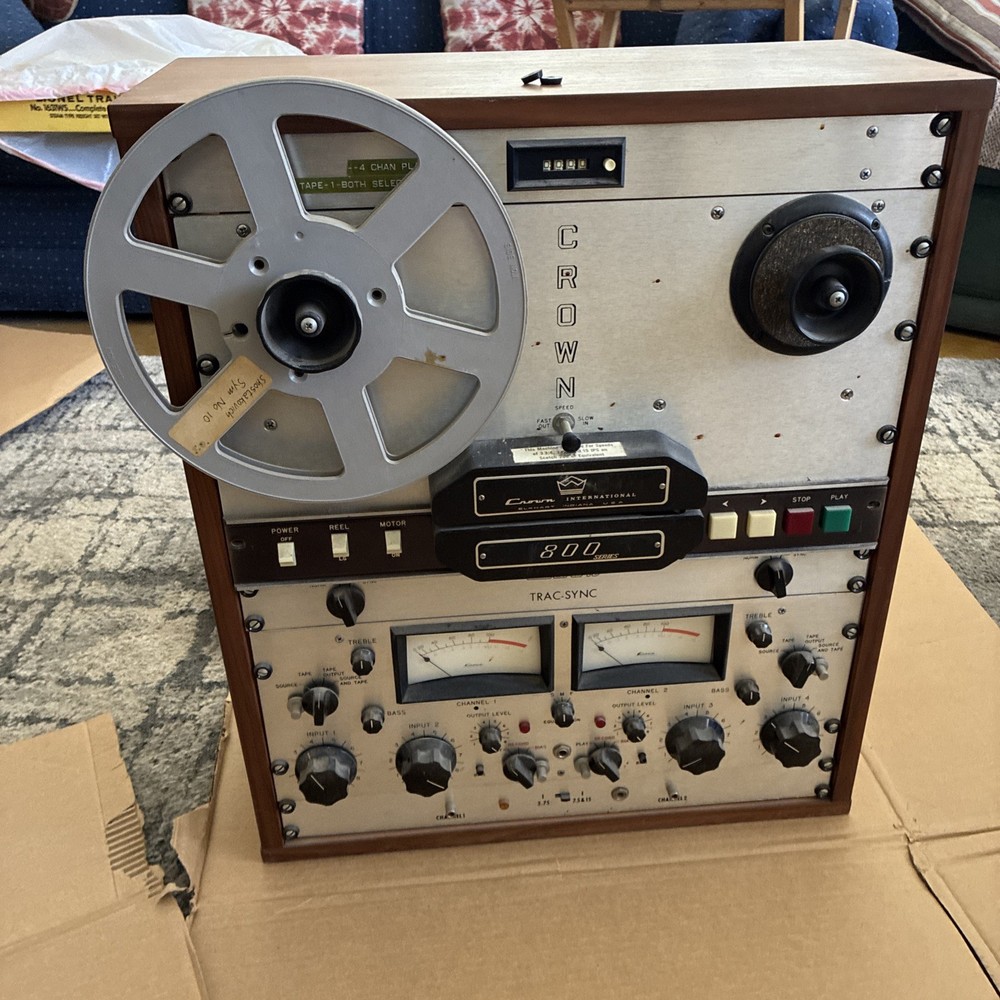 Crown 800 Series Reel To Reel, Low A Upgrade, Model CX824-P4 CH