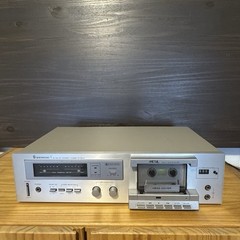 Vintage Sherwood S-100 CP Stereo Cassette Deck – Power Tested Only Silver Face