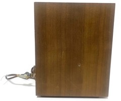 Vintage RCA RZC378 X-411 AM FM Radio Walnut Wood Cabinet Tested