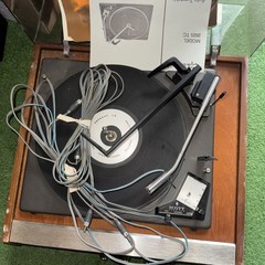 RARE HH Scott Type 715 Combo Record Player Receiver Radio Wood Finish Read