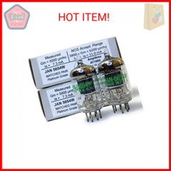 Tested/Matched Pair (2 Tubes) 7-Pin JAN 5654W Fully-Tested Vacuum Tubes – Upgrad
