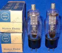 NOS / NIB Matched Pair Western Electric 262B Vacuum Tubes Same 1950 Date