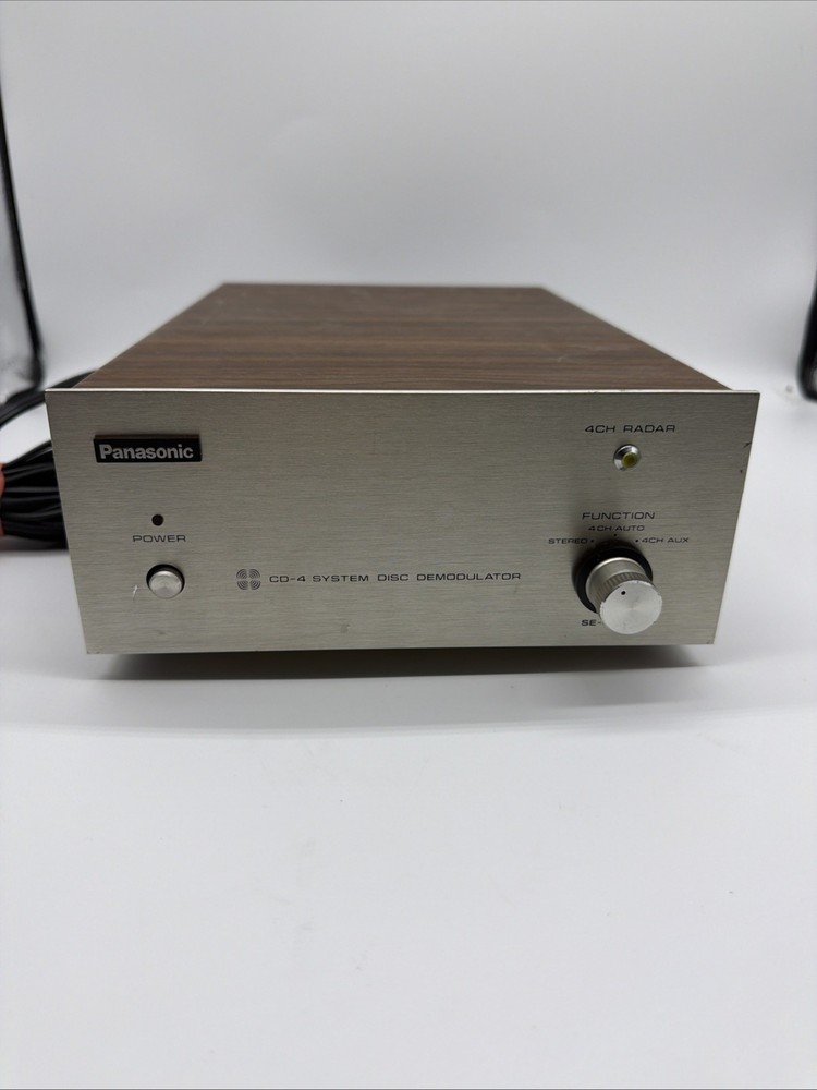 Panasonic SE-405 CD-4 System Disc Demodulator 4 Channel Radar WORK
