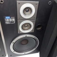 Pioneer CS-A5000 3-Way Speakers Pair 120W Assembled in USA Soft Dome – Works