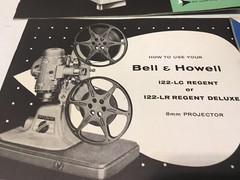 Bell & Howell Projector Instruction Manual How to Use Lot Vtg Lot A