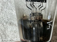 National Union 483 Type 45 Globe Tube 5 Volt Power Triode Black Plate Engraved