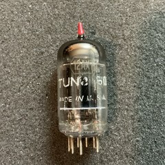 Rare Tung Sol 12AX7 ECC83 Tube Black Plate Triplett Tested 12AX7A B339 7025 L@@K