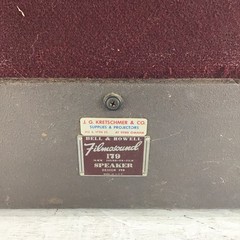 Bell And Howell Film Sound 179 Filmosound Reel Speaker 16 Ohm 15W NO CORD