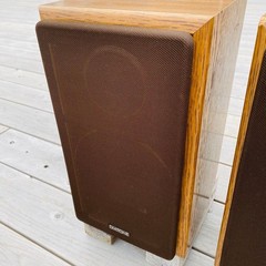 Diatone DS-500 2-Way Bookshelf Speakers Pair Wood Finished Tested Audio Stereo