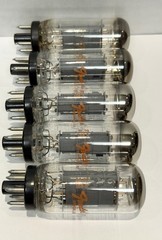 (1) FENDER 6V6GTA Tube Made In USA By RCA Coin Base B&K 700 606 & Current Tested