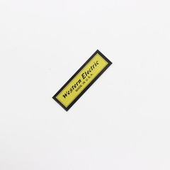Western Electric paper sticker badge replacement piece 39mm(1.53″)X12mm(0.47″)