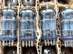 4pcs 6N1P-EV / 6Н1П-ЕВ ~ E88CC, 6DJ8 Triode Vacuum Tube NEVZ Soviet 70-80s NOS