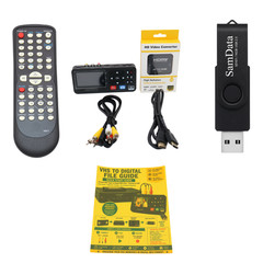 Magnavox DVD VCR VHS to Digital Converter Bundle VHS to MP4 Recorder AV to HDMI