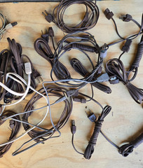 Vintage TV & Radio Cheater Cords – Lot of 24+ – For Collectors & Restorers