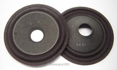 Pair Vintage 5″ Paper Cones – Speaker Parts / RW55 — CS