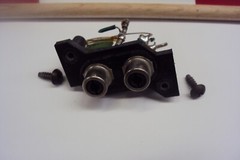 Fisher MC-4000 Combo Receiver RCA Speaker Output Jack Panel. Parting Out MC-4000