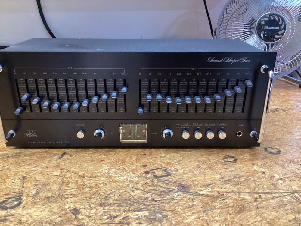 ADC Sound Shaper Two Vintage Stereo Equalizer SS-2, parts, READ
