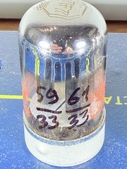 Matched Pair Philco 7F7 Sub 6SL7 Tested Like NOS Balanced Tube